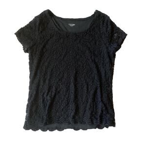 Chadwick’s Floral Lace Lined Top